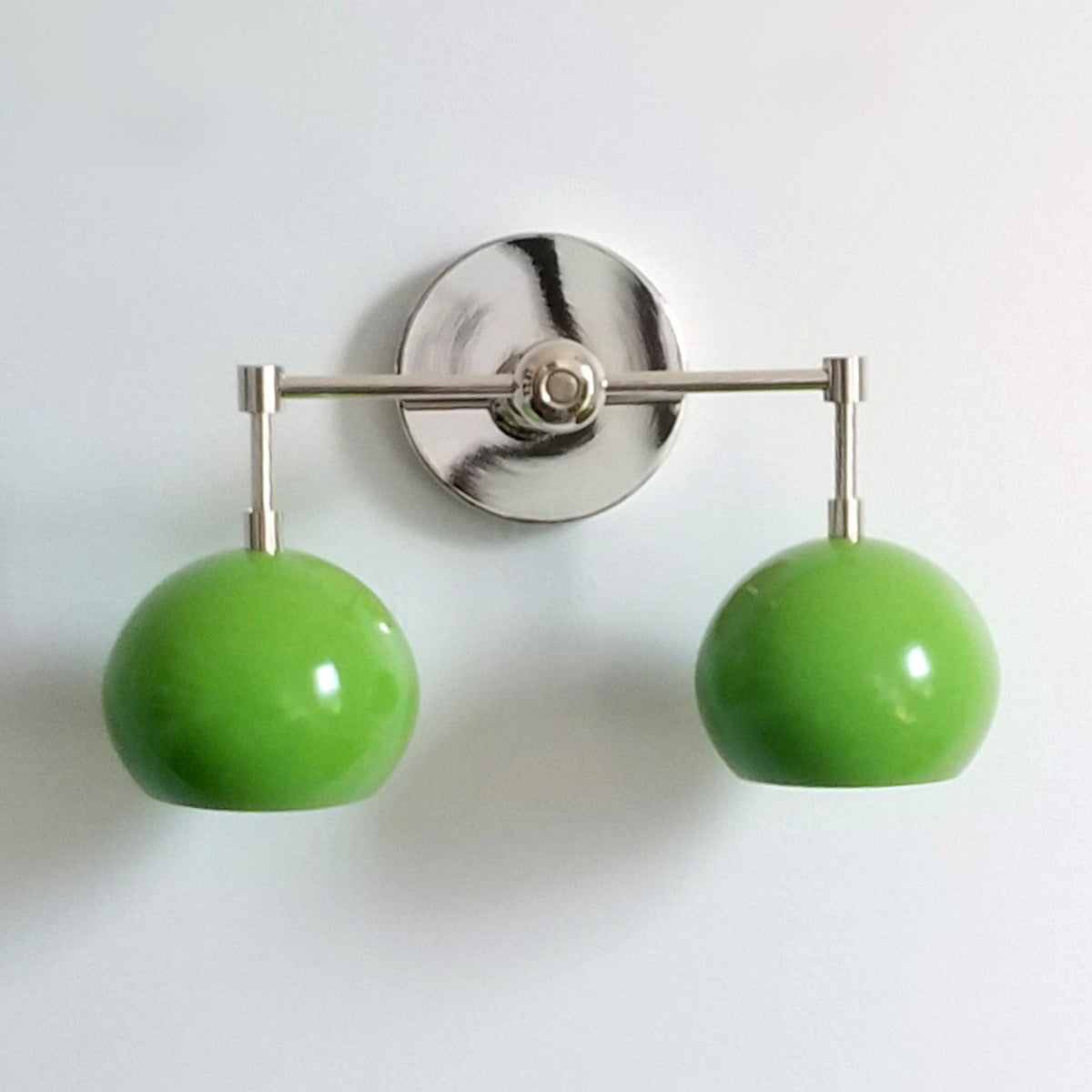 Spring Green Shades Sconce - Double Bubble Pop Vanity Wall Light