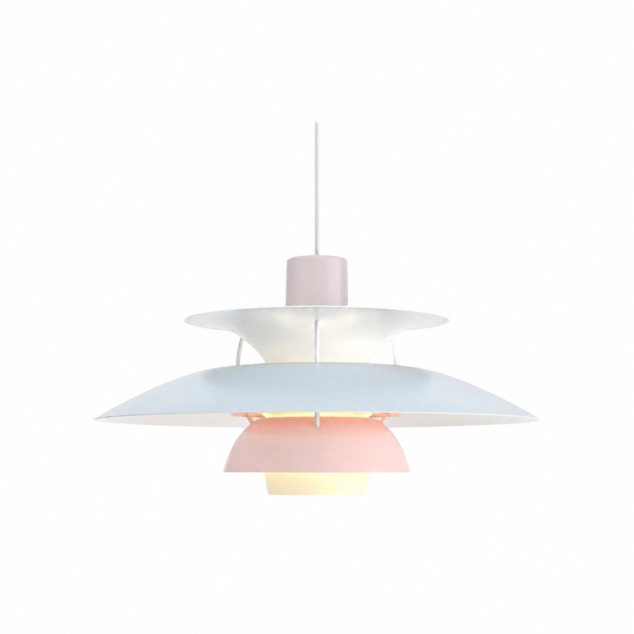 Layora Modern Scandinavian Pendant Light – Multi-Color Aluminum Design for Dining and Living Room N38