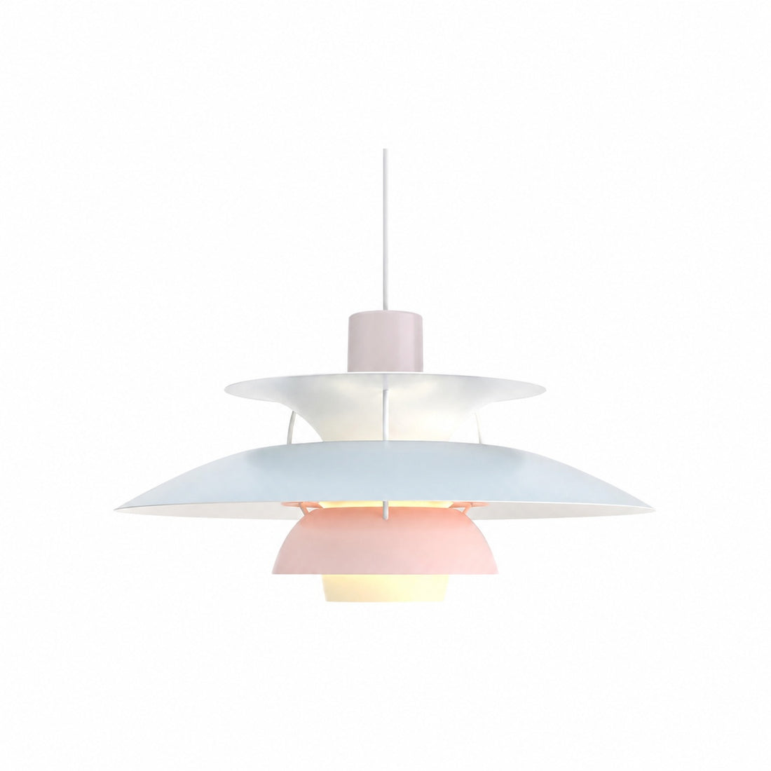 Layora Modern Scandinavian Pendant Light – Multi-Color Aluminum Design for Dining and Living Room N38