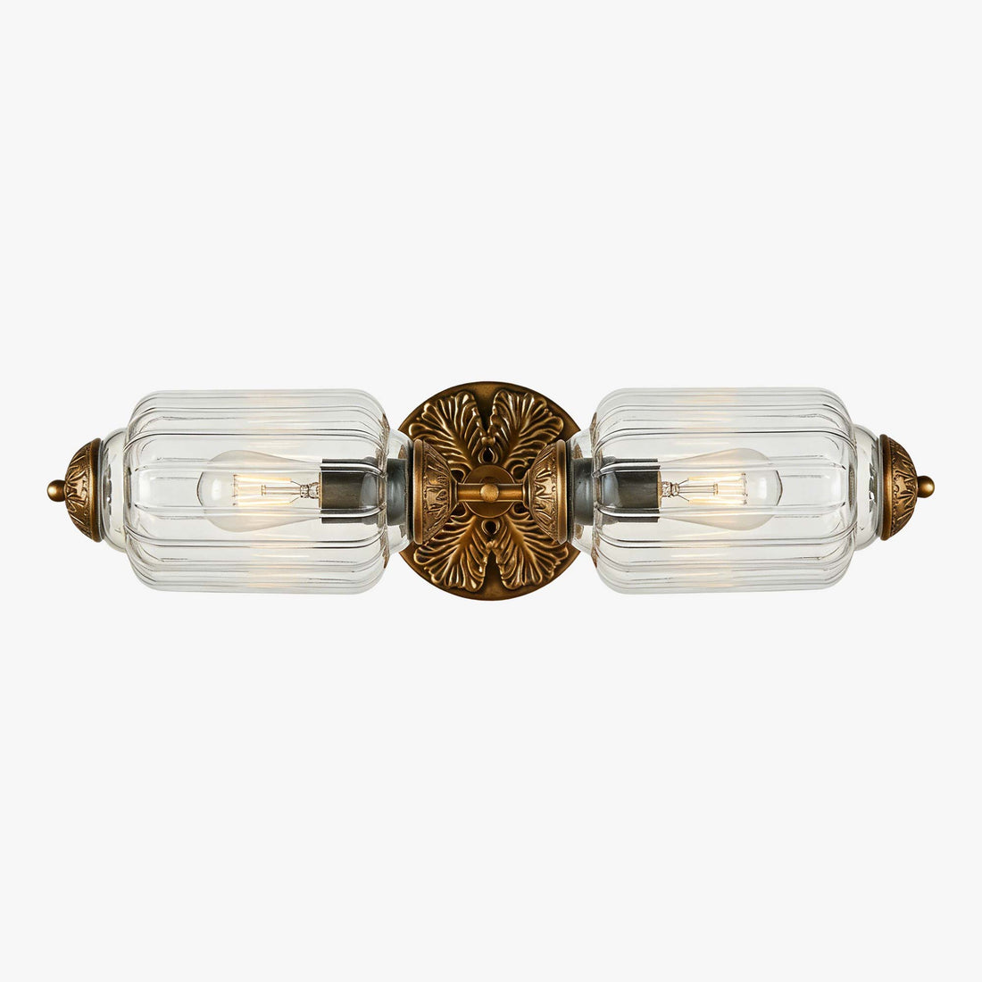 Eloise Brass Wall Sconce – Elegant Milk Glass Vintage Lighting