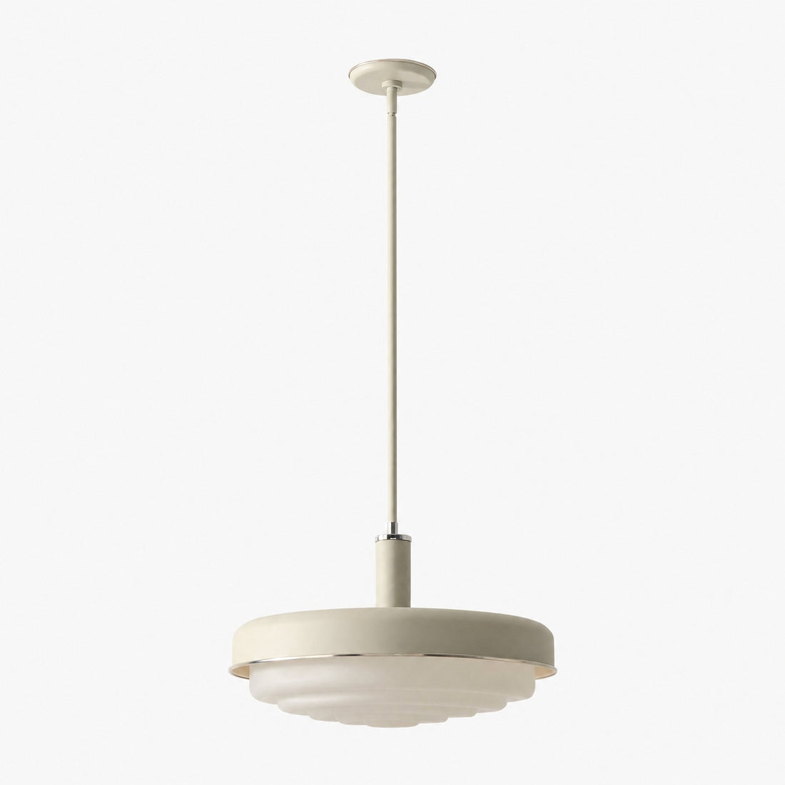 Rolvona Glass Pendant Light - Vintage Inspired Retro Style with Modern Elegance