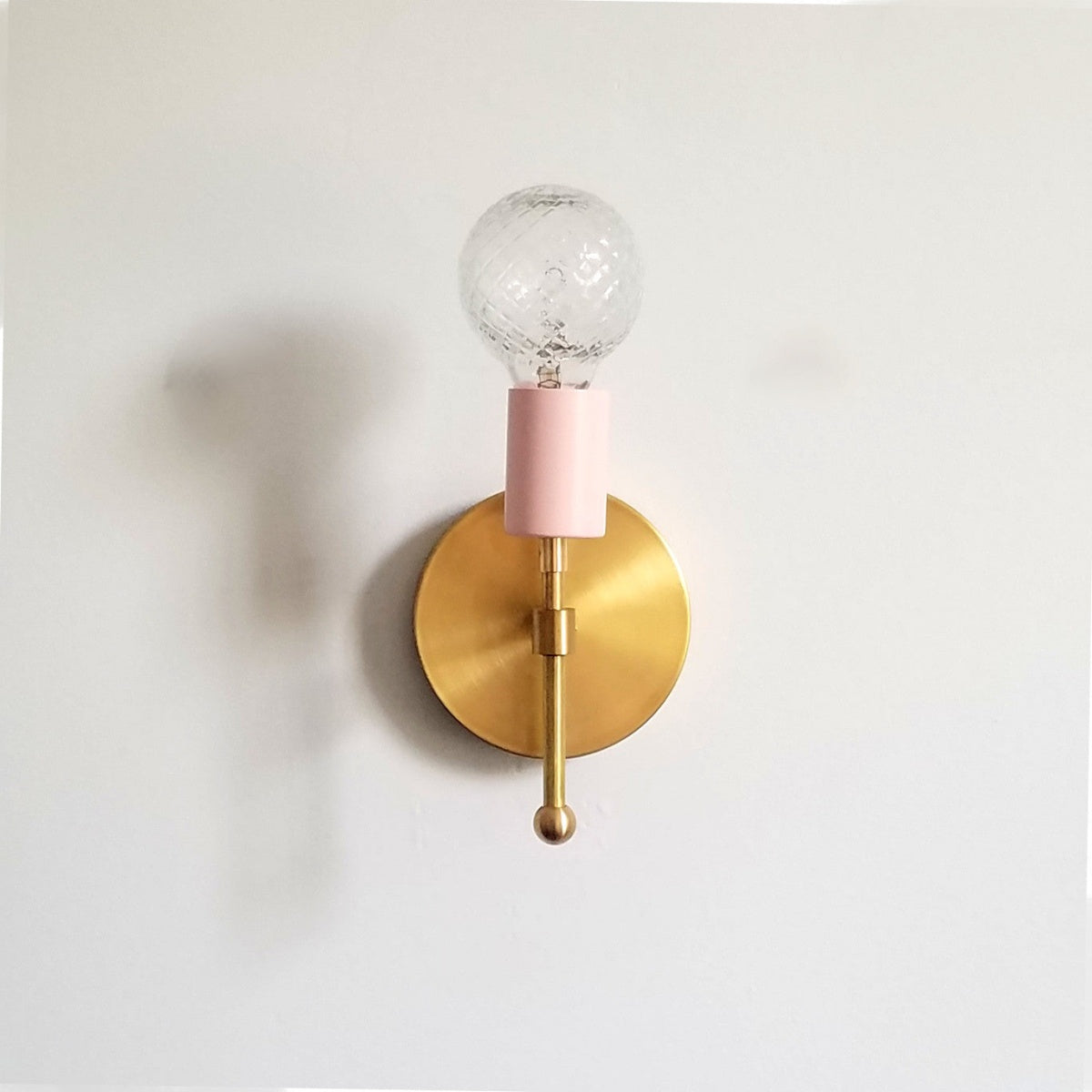 Boho Accent Brass Fixture Wall Sconce