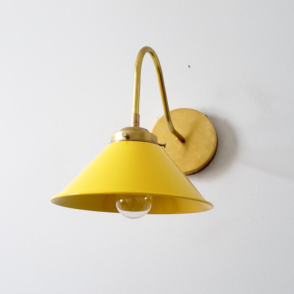 Curved Arm Wall Sconce - Accent Lighting For Bedroom & Hallway