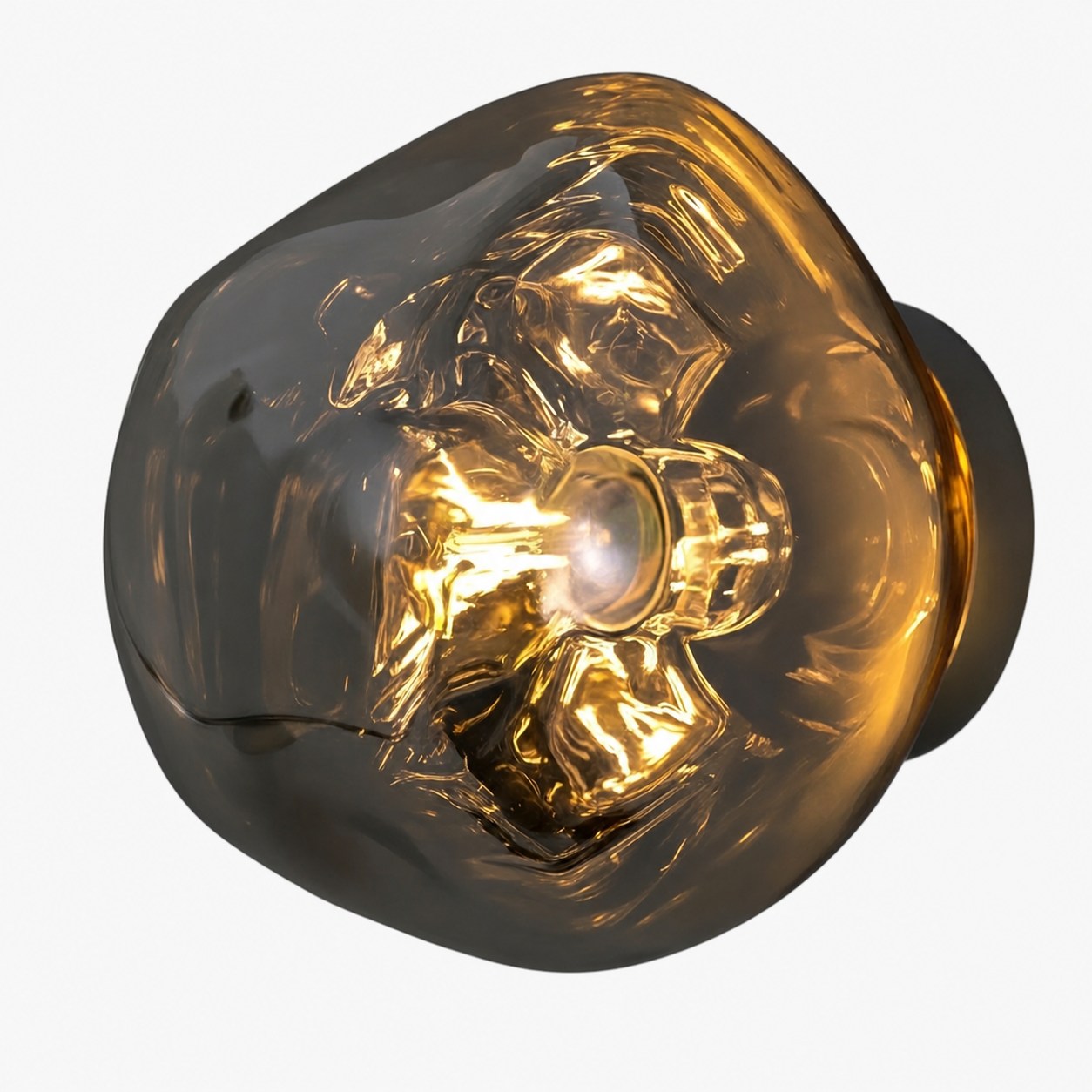Glyador Modern Effect Wall Sconce Organic Surface Light for Living Room N27