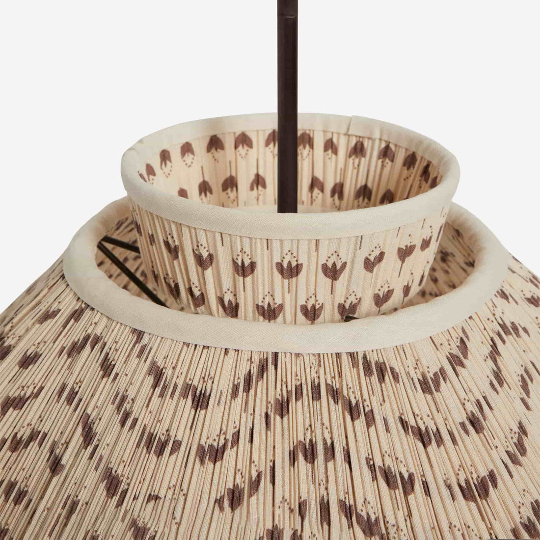 Florevian Modern Linen Pendant Lamp - Art-Inspired Statement Lighting for Dining Space