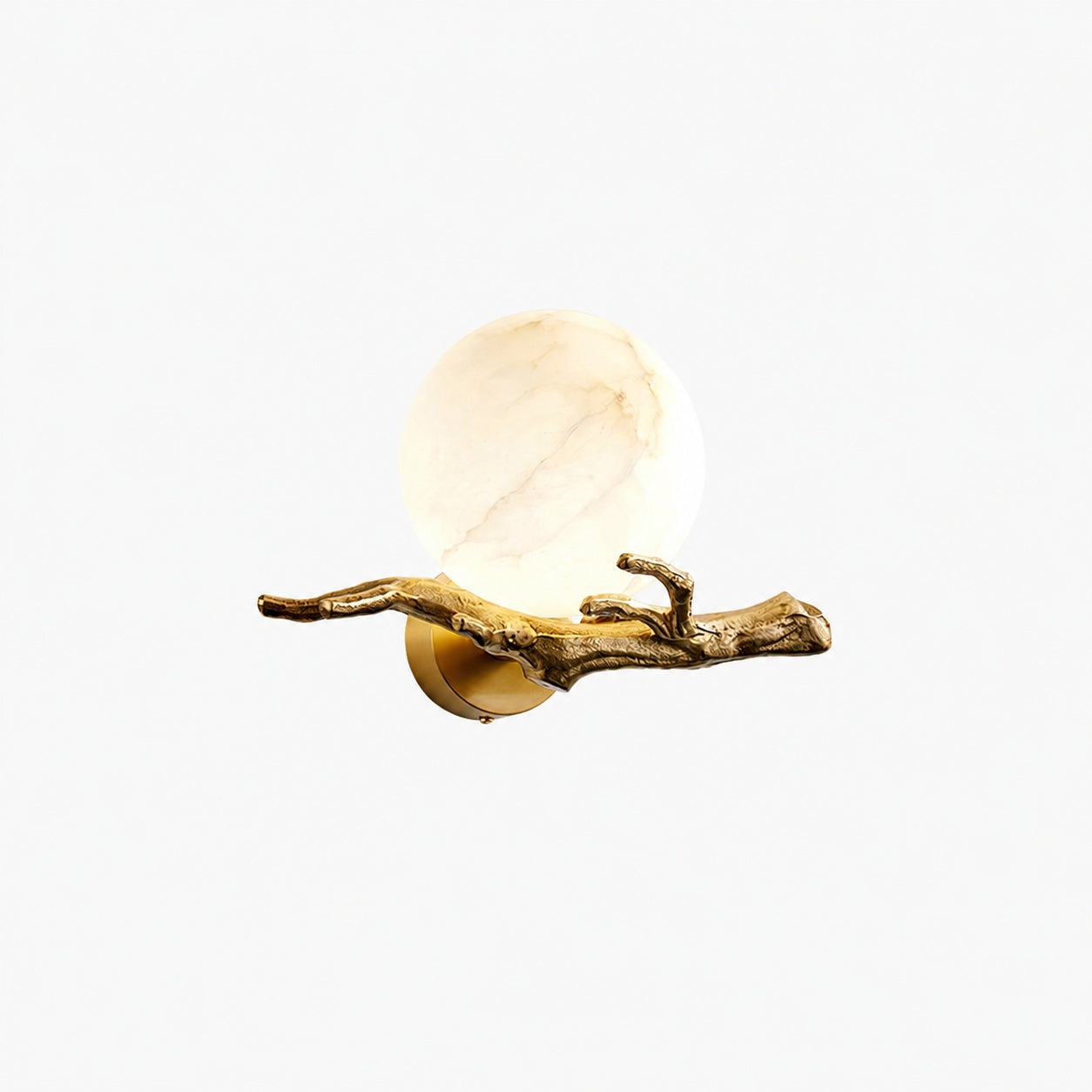 Retro Twigs Alabaster Wall Lamp
