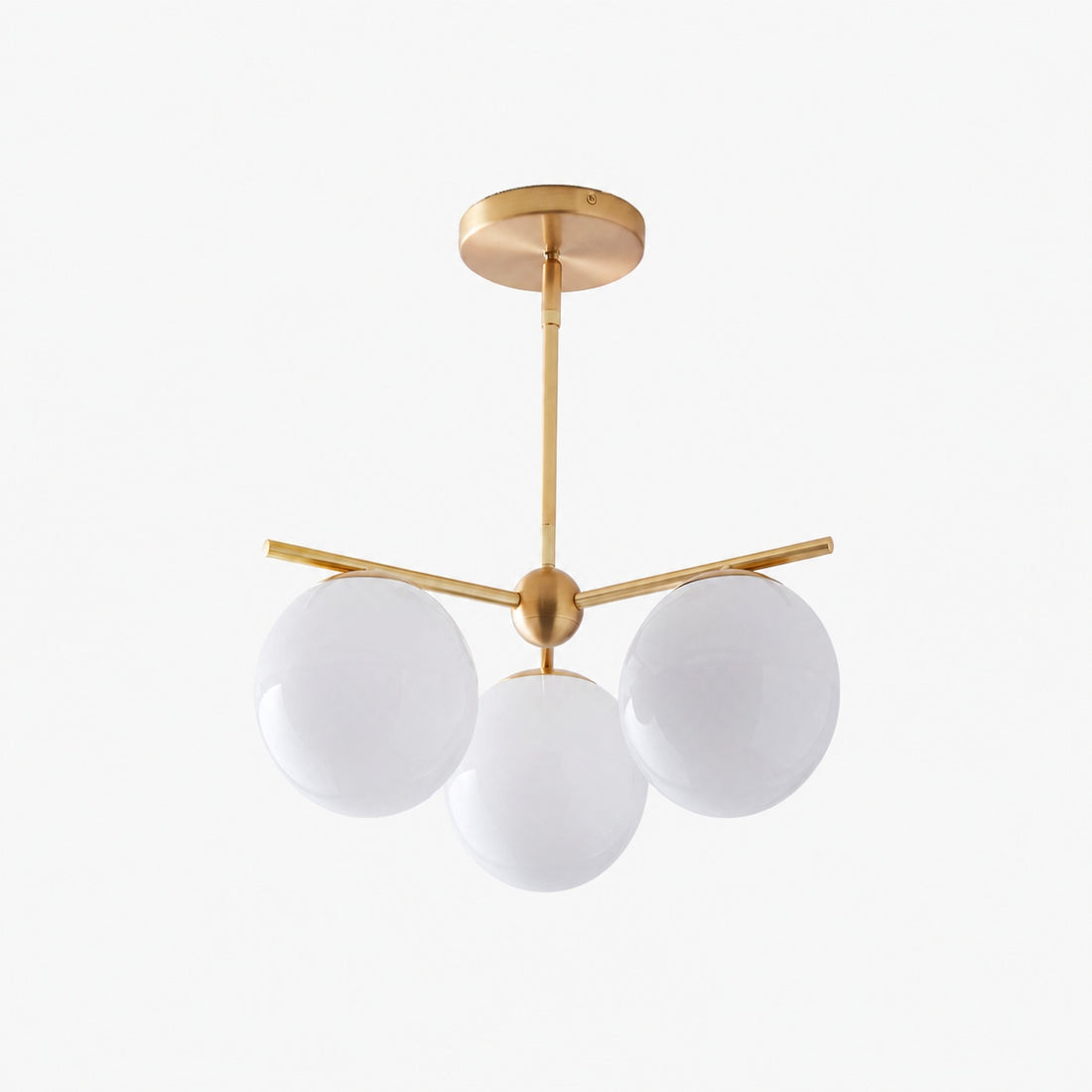 Alessora Brass Milk Glass Chandeliers- Great for Covered Outdoor Areas