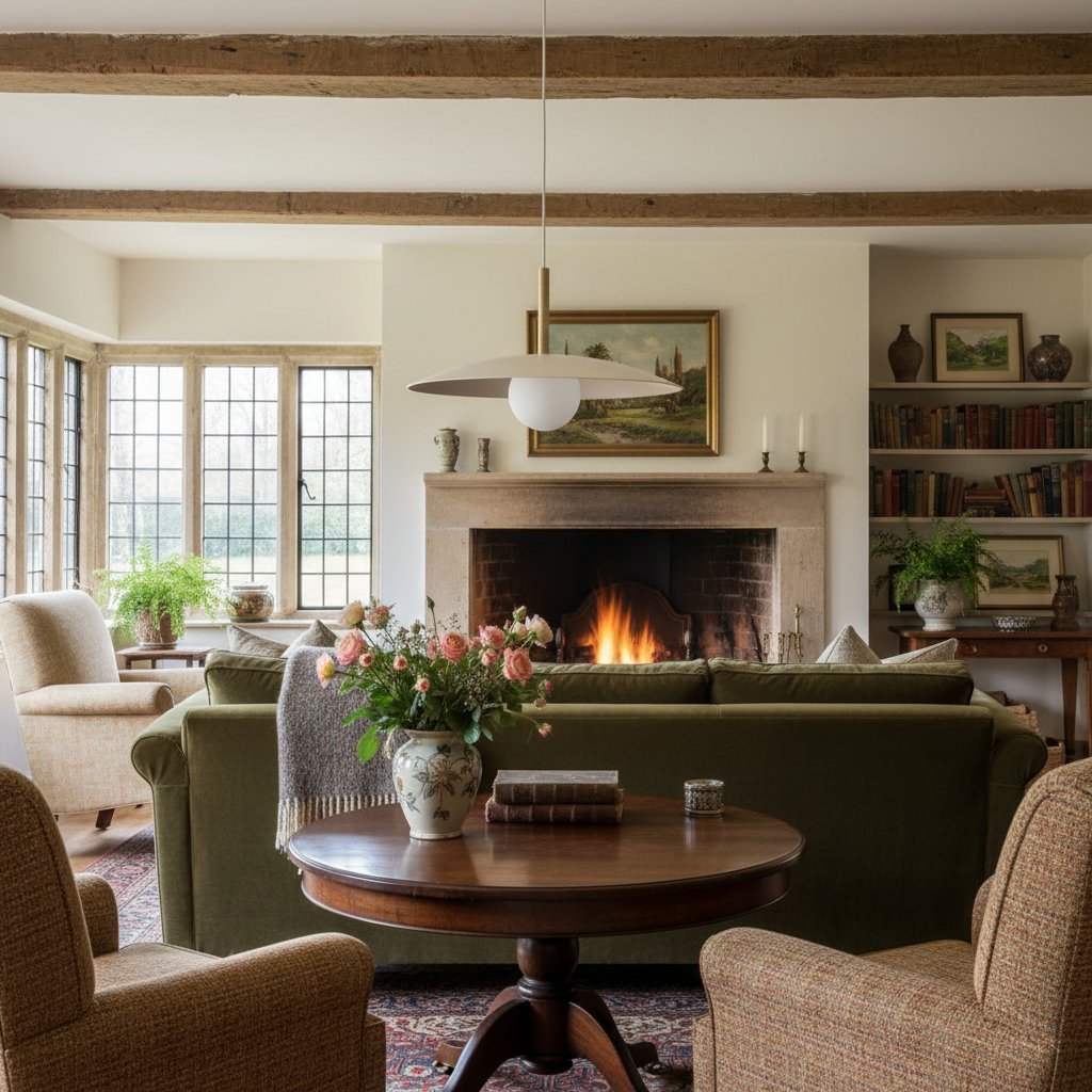 Curva Metal Minimalist Pendant Light - Modern Brass Accent Disc Shade