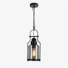 Lirra Vintage Iron Glass Pendant Lamp - Industrial Style Ceiling Lamp for Bars and Homes U20