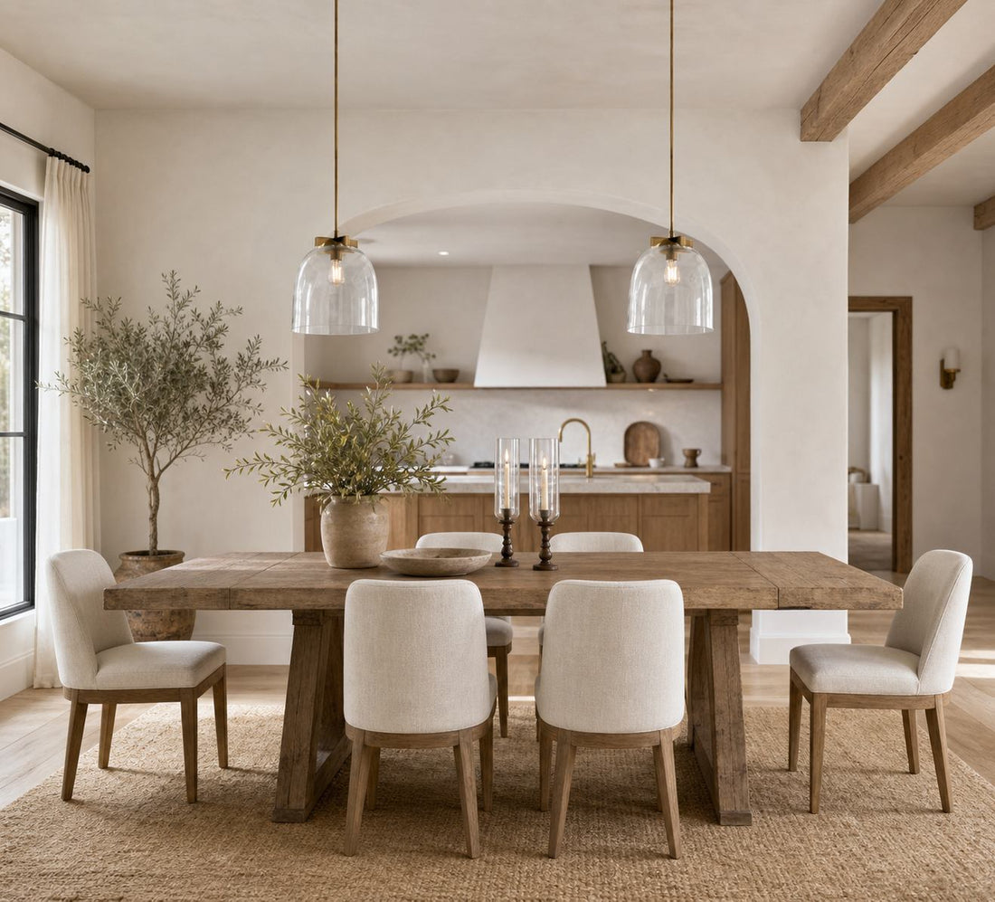 Auria Metal Brass Pendant Lighting - Vintage Finish with Glass Shade