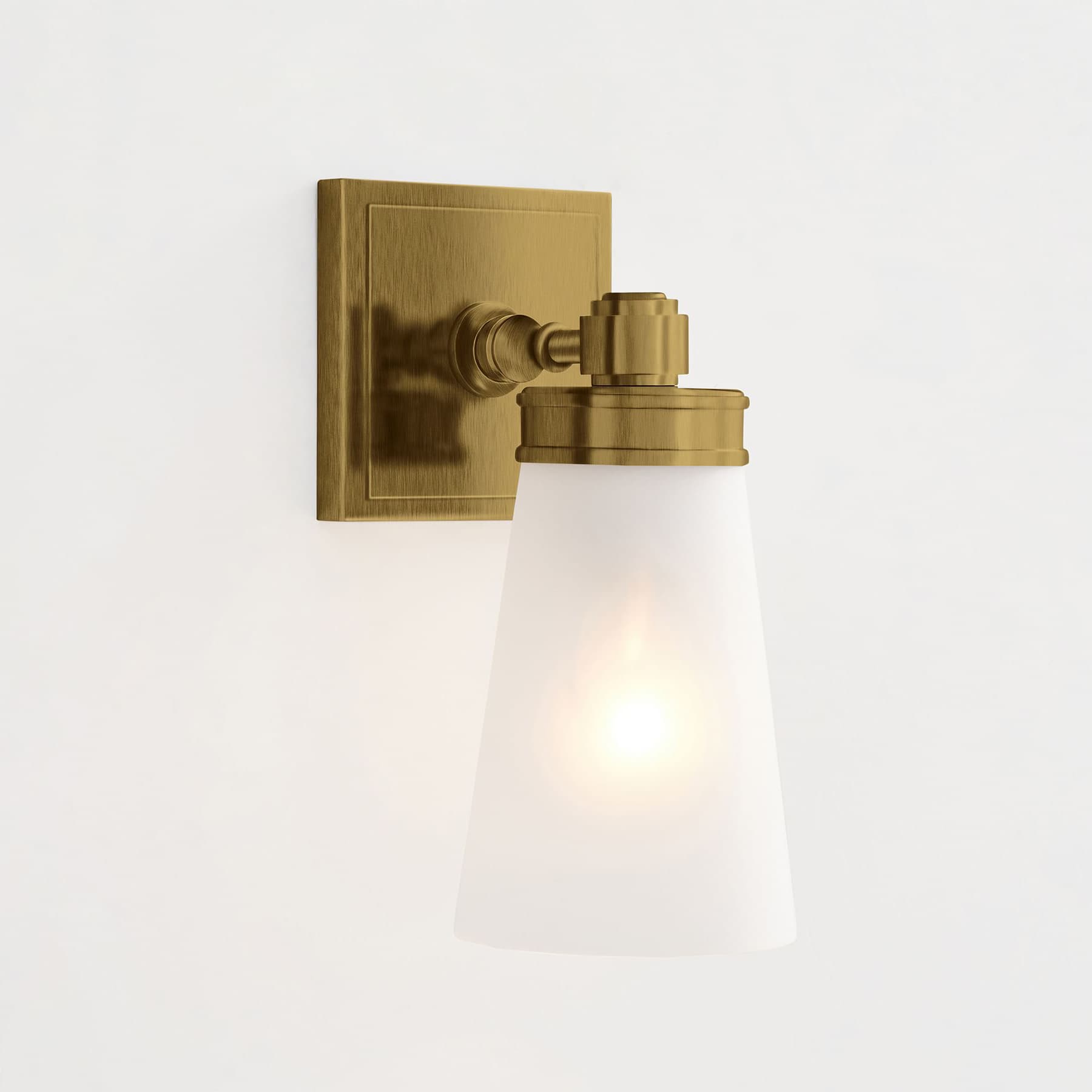 Derlina Wall Sconce Light - Zinc Alloy with Glass Shade in Modern Finishes