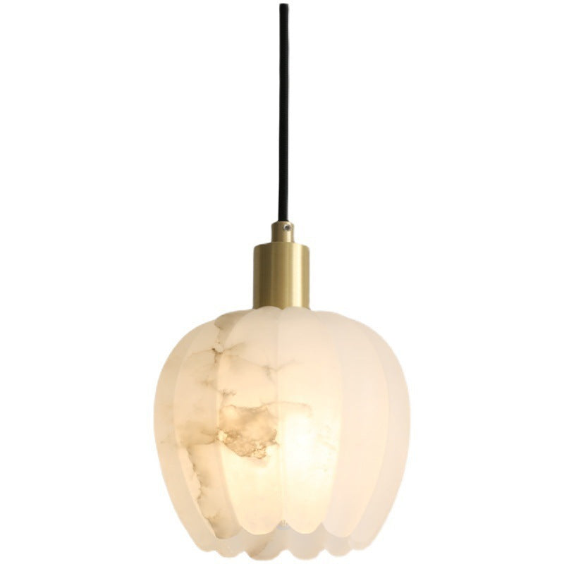 Modern Minimalist Alabaster Pendant Light