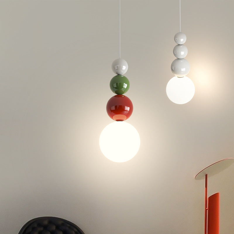 Nodic Style Globe Multicolor Pendant Lamp