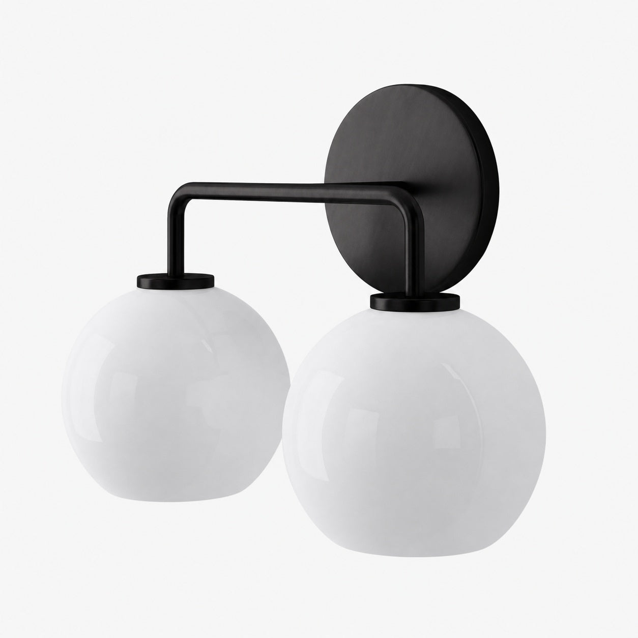 Selvion Artistic Globe Sconce Light - Handcrafted Glass Sculptural Wall Fixture