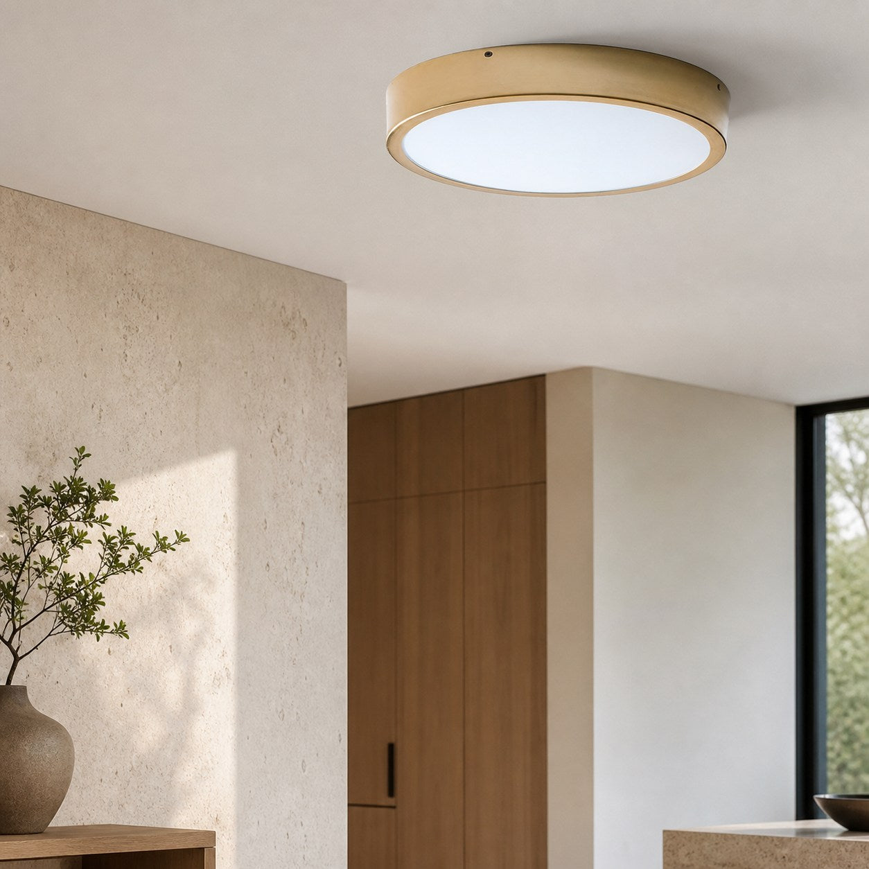 Crelina Minimalist Flush Mount Lighting - Modern Ceiling Fixture for Any Room