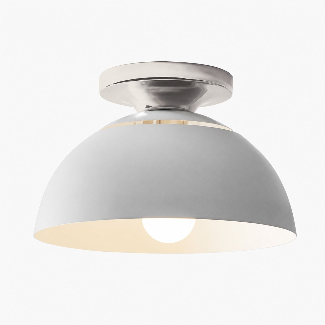 Parvion Modern Sculptural Flush-Mount Ceiling Light