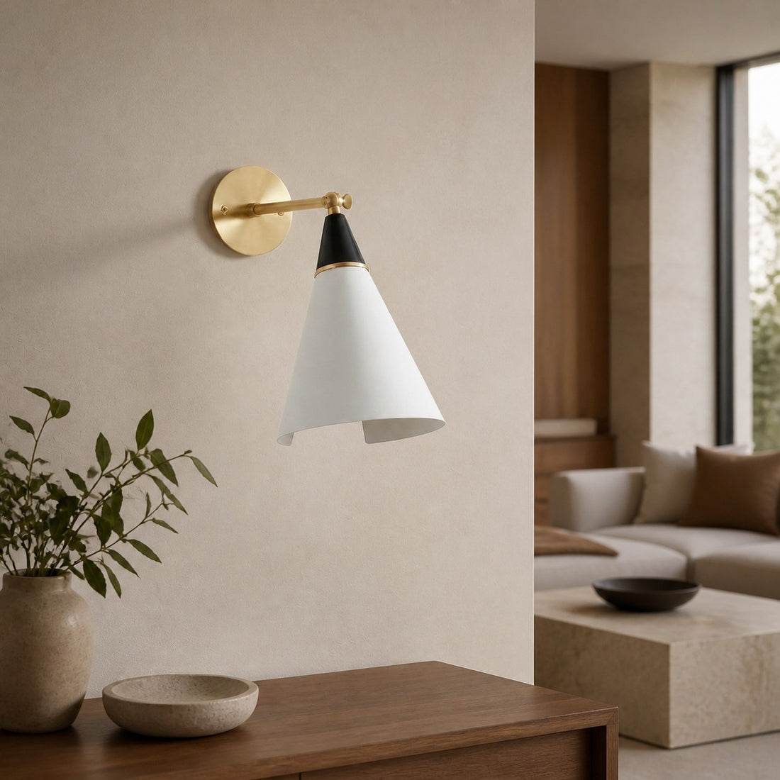 Oribelle Minimalist Wall Lamp – Contemporary Metal Sconce for Interior Space
