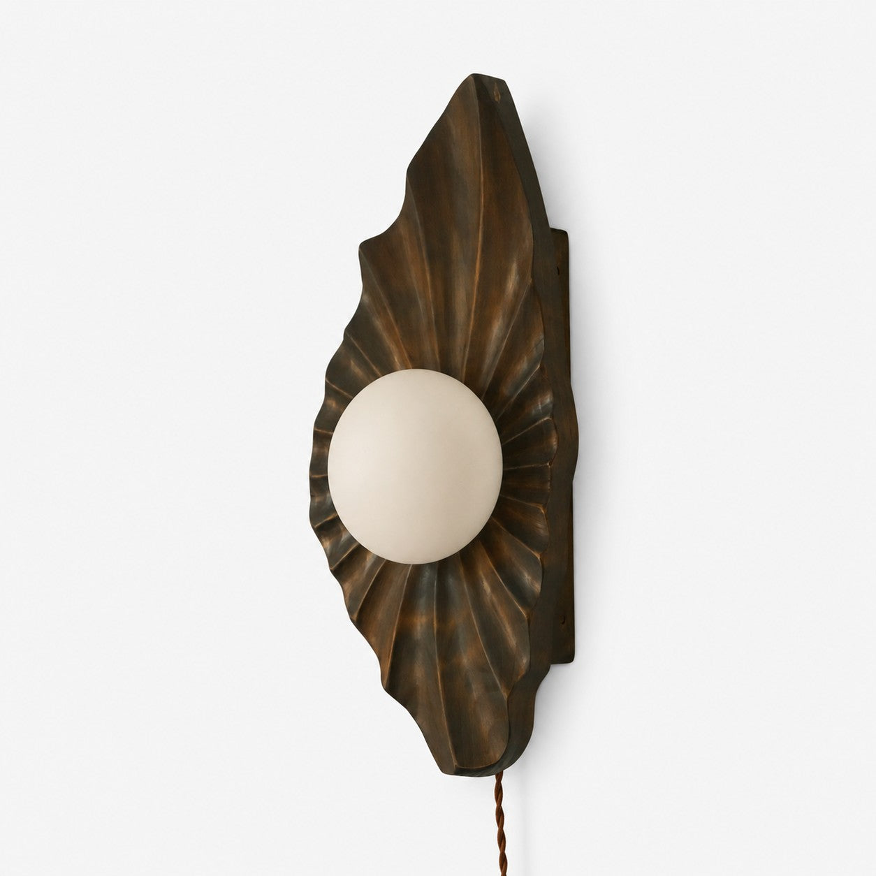Natural Wood Wabi-Sabi Wall Lamp