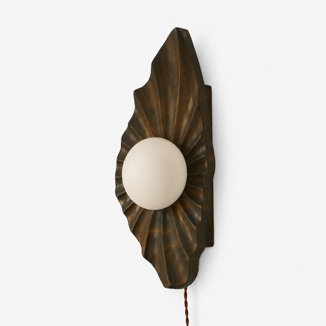 Natural Wood Wabi-Sabi Wall Lamp