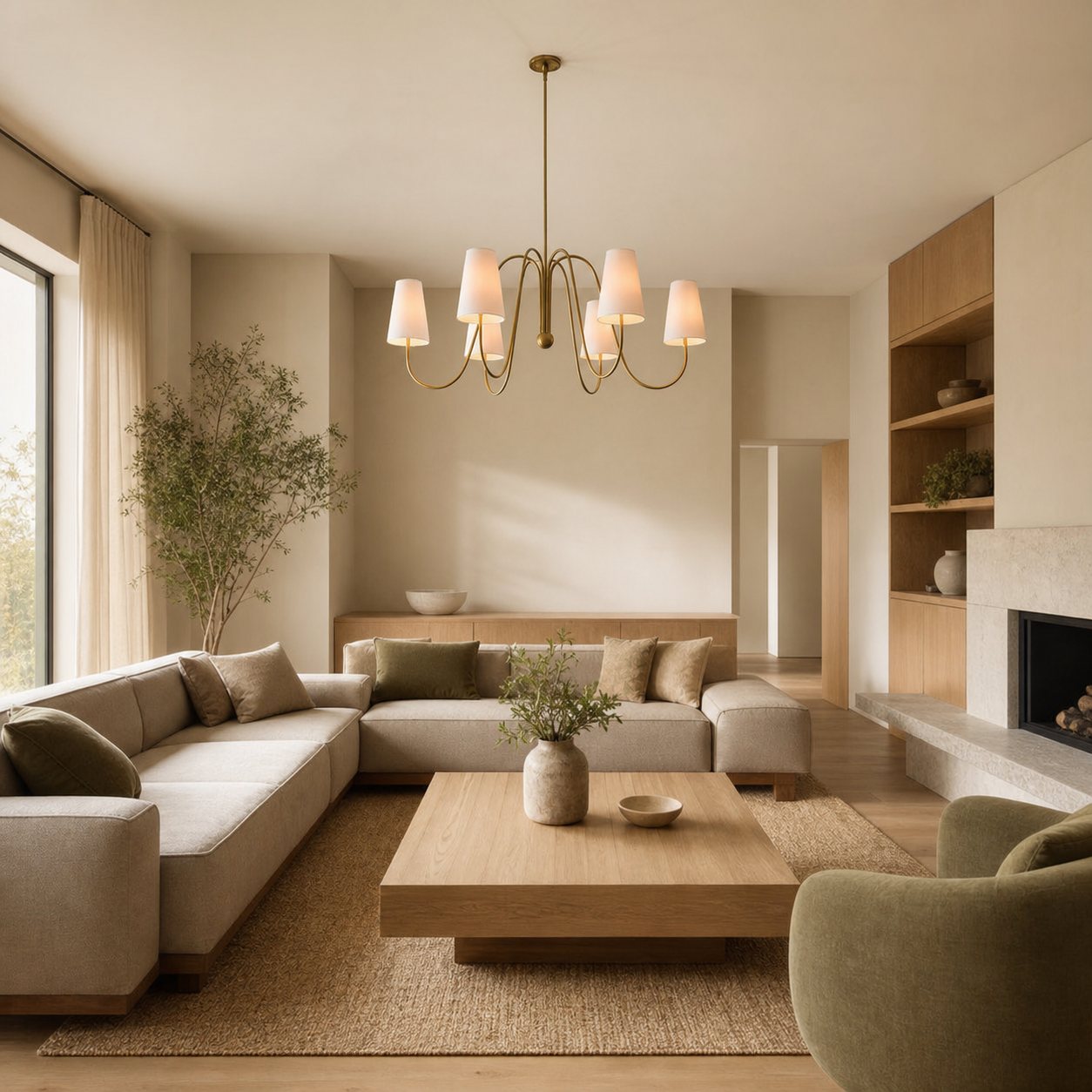 Gianna Curved Chandelier