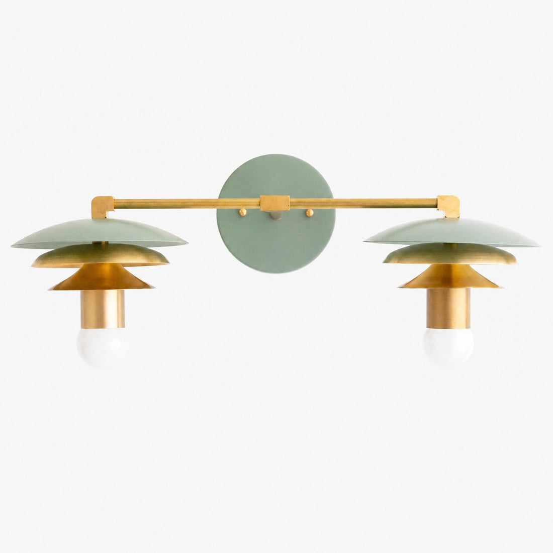 Artivo Layered Brass Vanity Light - Modern Sleek Style Home Bath Accent