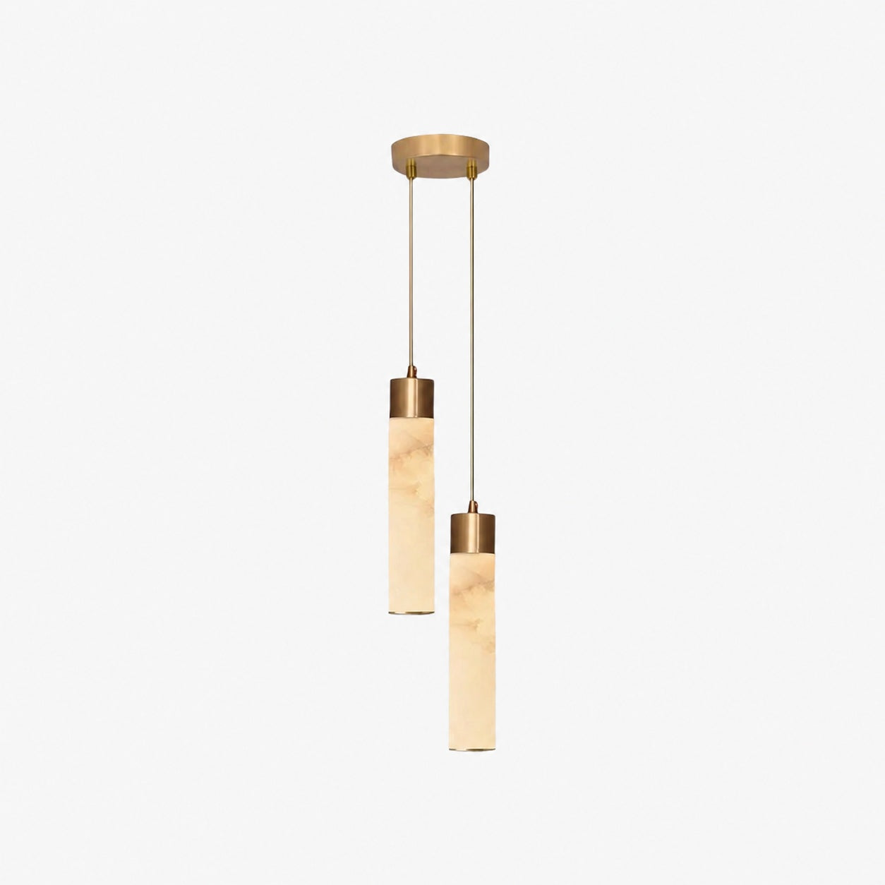 Solaryx Minimal Cylindrical Silhouette Pendant Light - Modern Style Lamp for Kitchen or Dining Room