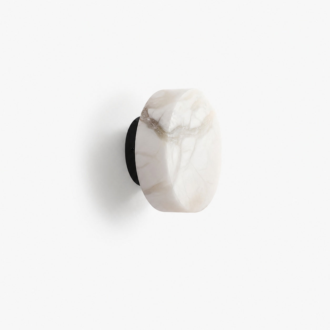 Cylindrical Alabaster Wall Lamp