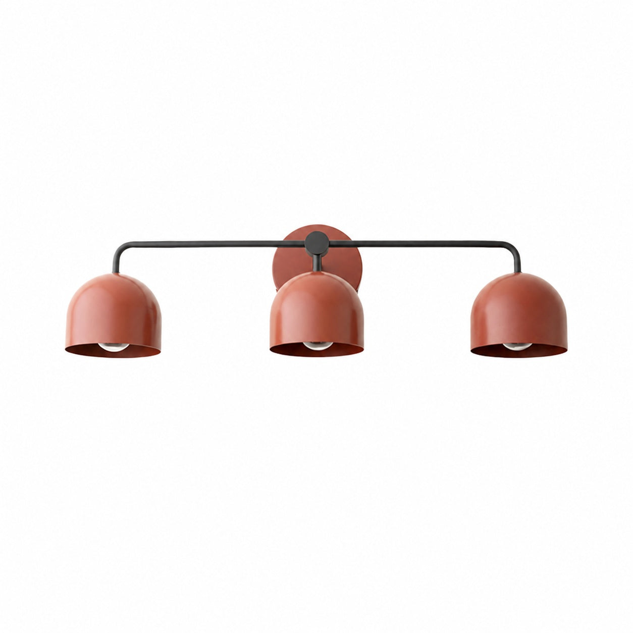 Metio Dome Farmhouse Vanity Wall Light Colorful Metal Sconce