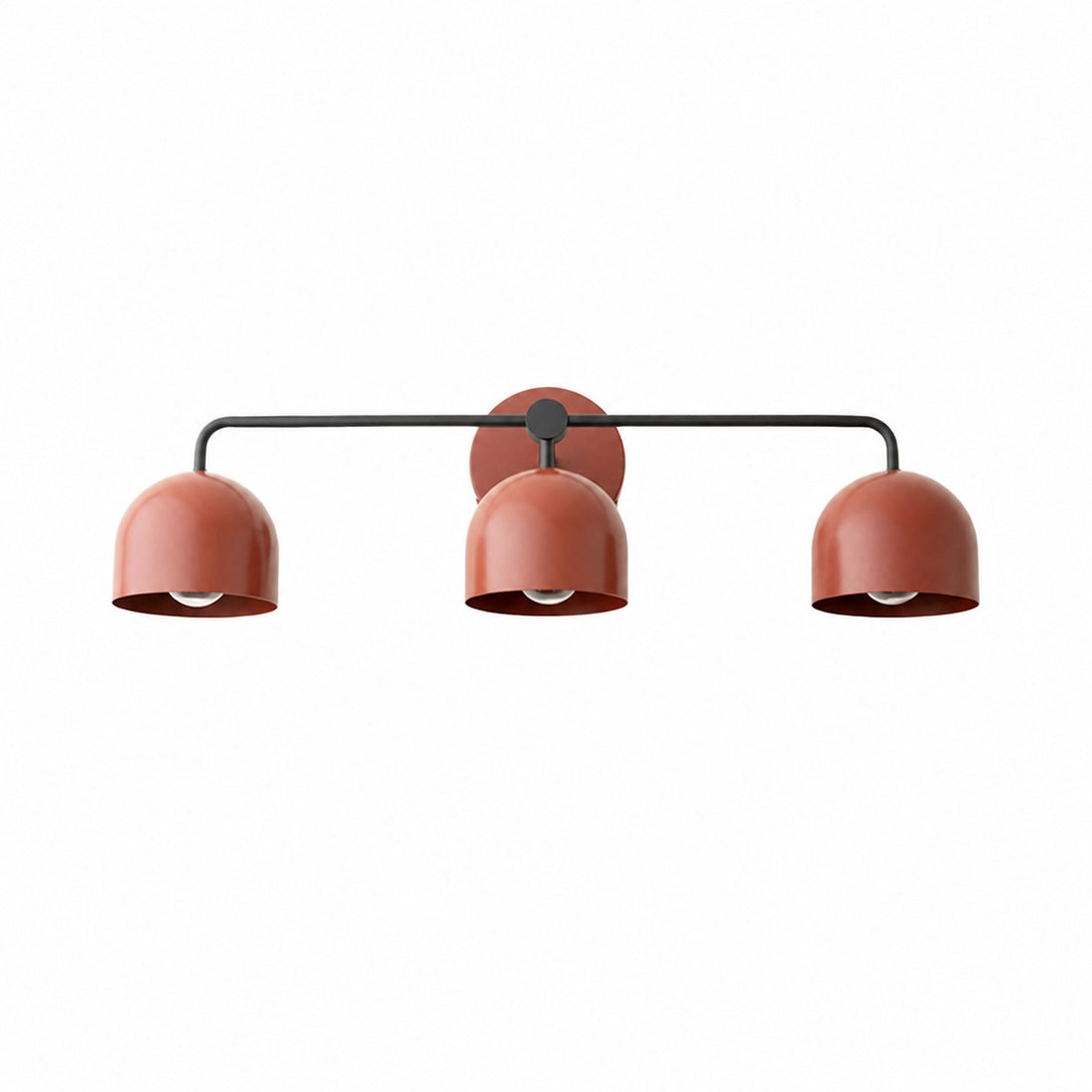 Metio Dome Farmhouse Vanity Wall Light Colorful Metal Sconce