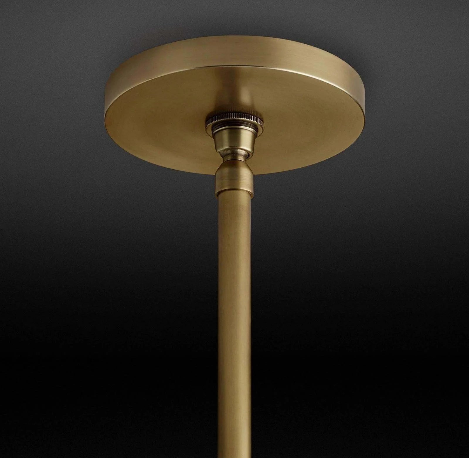 Hand Carved Alabaster Cylinder Pendant Light