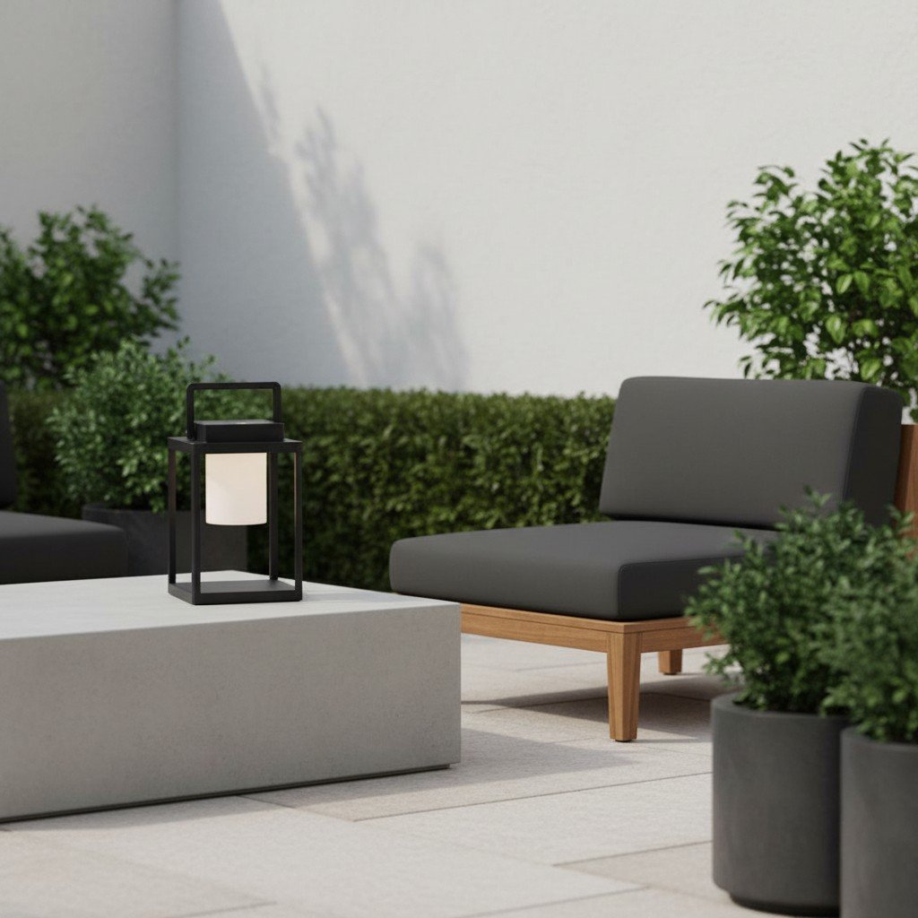 Veltor Portable Rechargeable Table Lamp – Modern Metal for Outdoor