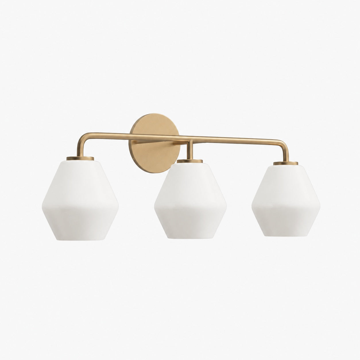 Merin Multi Head Dressing Table Wall Lamp - Metal And Glass Sculptural Lamp
