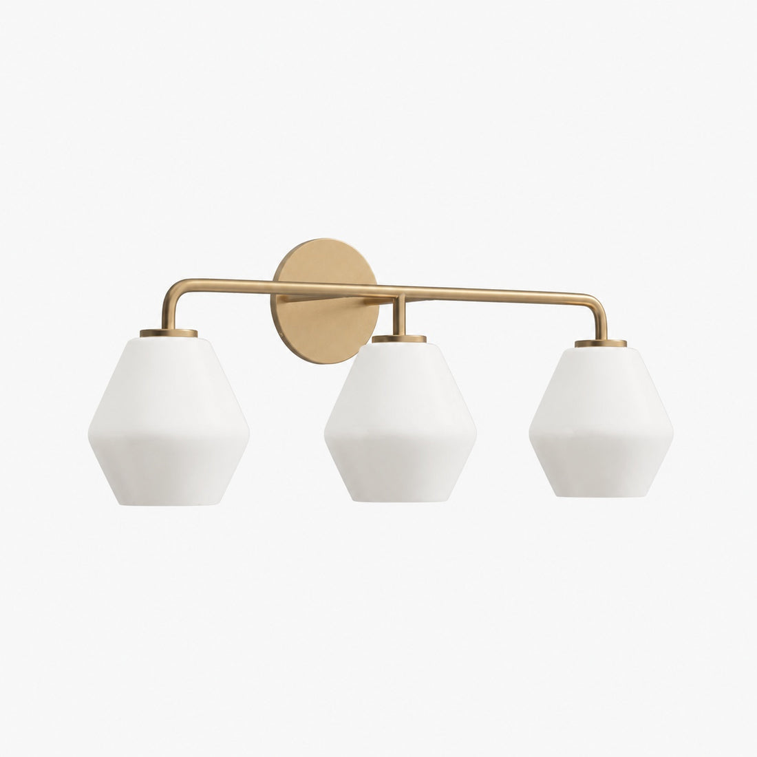 Merin Multi Head Dressing Table Wall Lamp - Metal And Glass Sculptural Lamp
