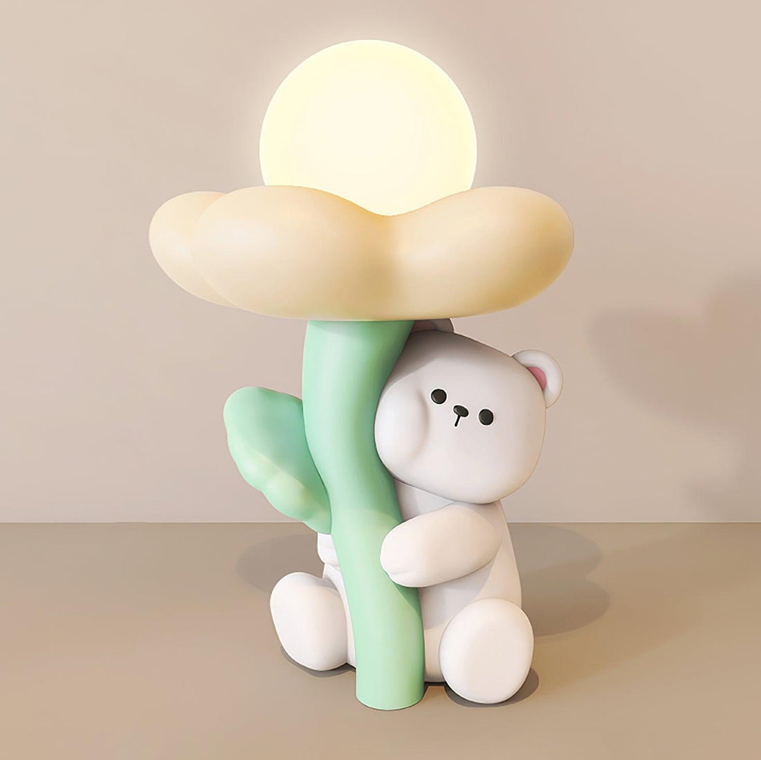 Cute Bear Resin Table Lamp