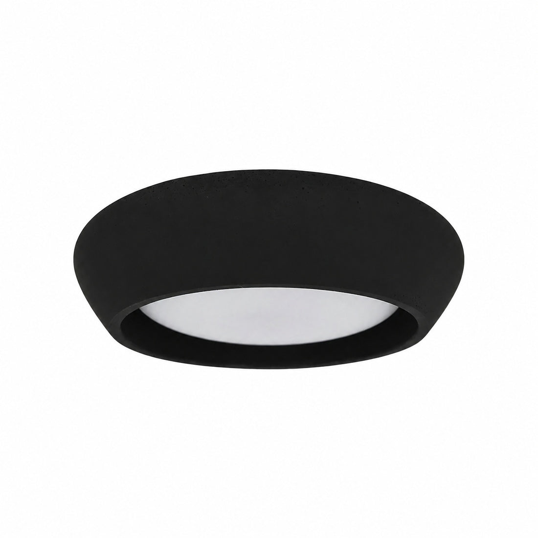 Monocem Minimalist Concrete Ceiling Fixture – Stylish Flush Mount Light for Living Room