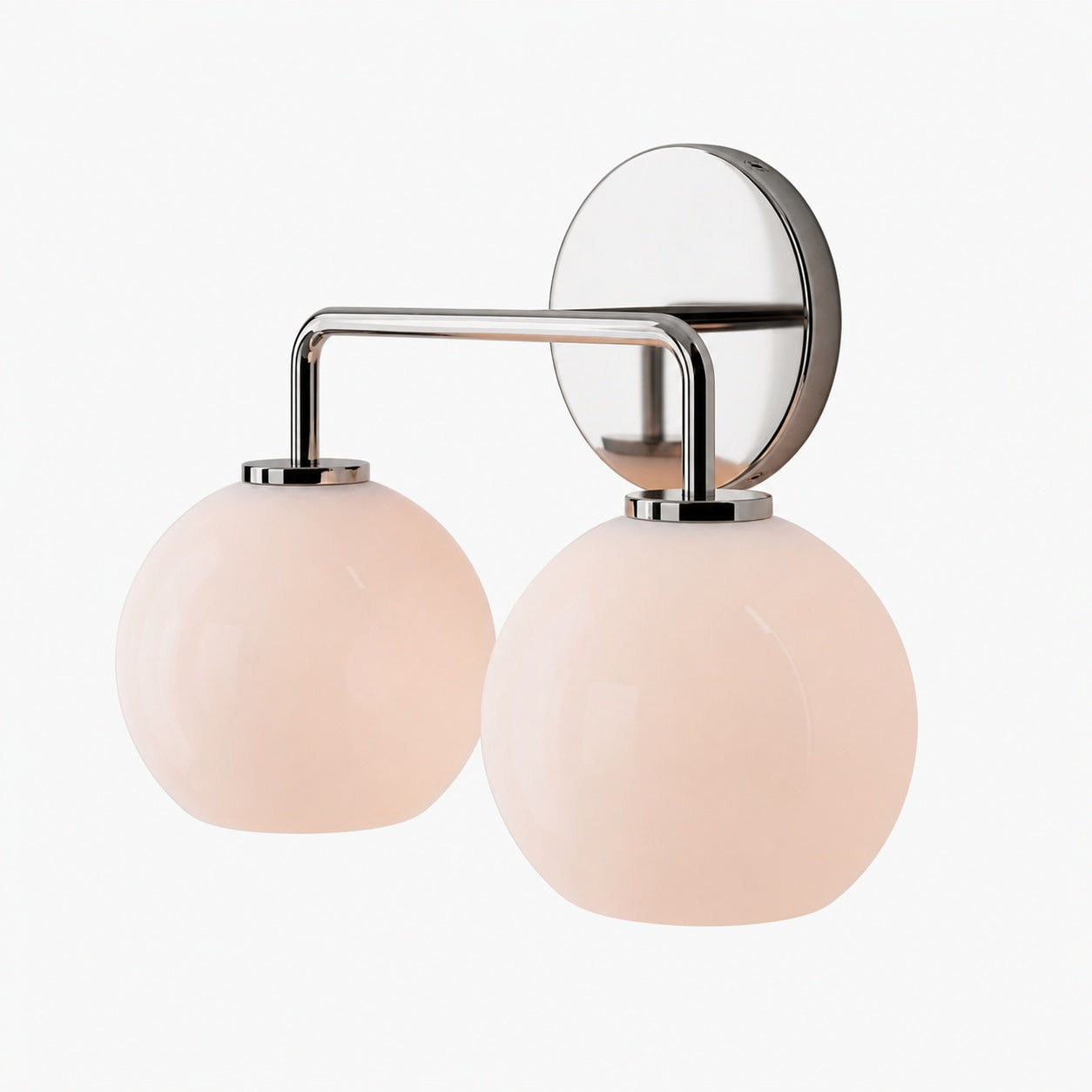 Selvion Artistic Globe Sconce Light - Handcrafted Glass Sculptural Wall Fixture