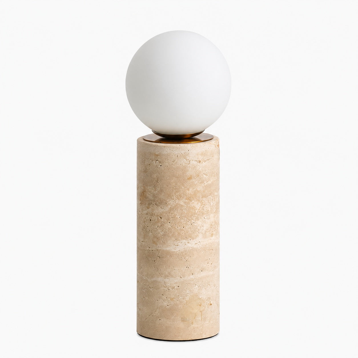 Core Travertine Table Lamp