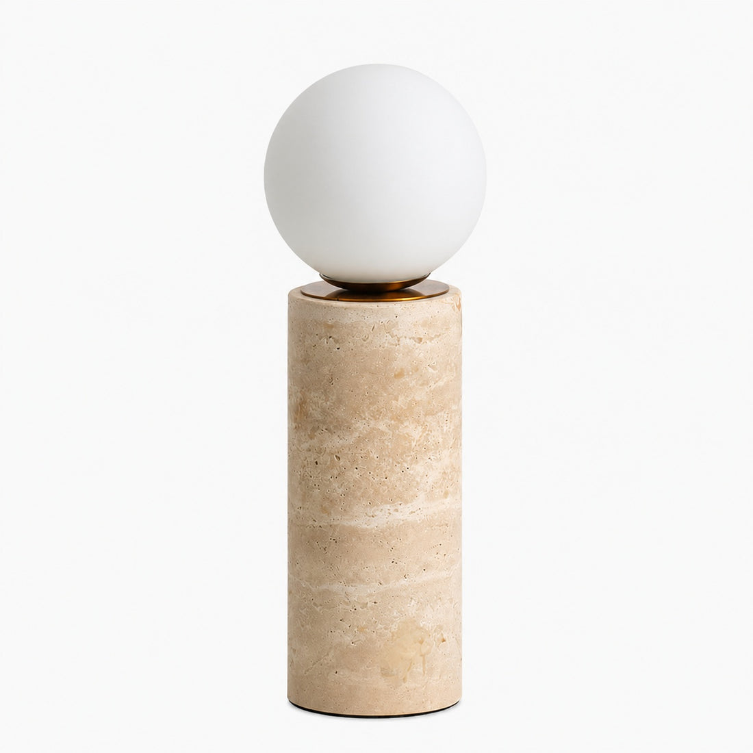 Core Travertine Table Lamp