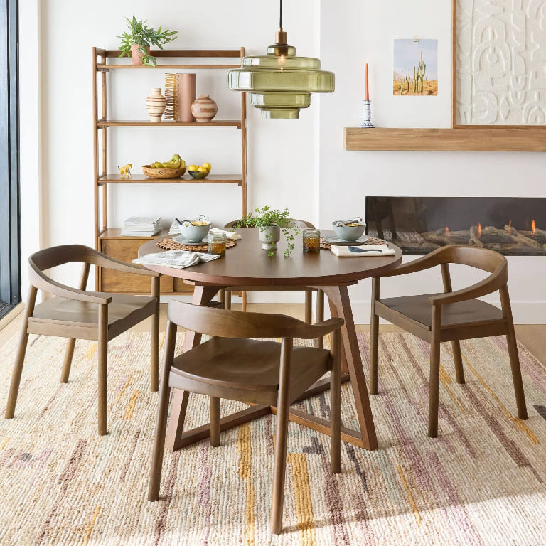 Olive Green Handblown Glass Pendant Lamp - Multi Tiered Hanging Lamp