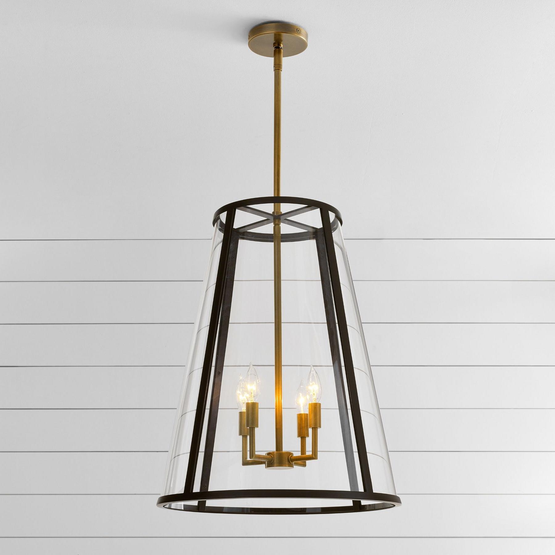 Ferrix Modern Outdoor Lantern Iron Pendant Lamp - Industial Glass Lighting Design