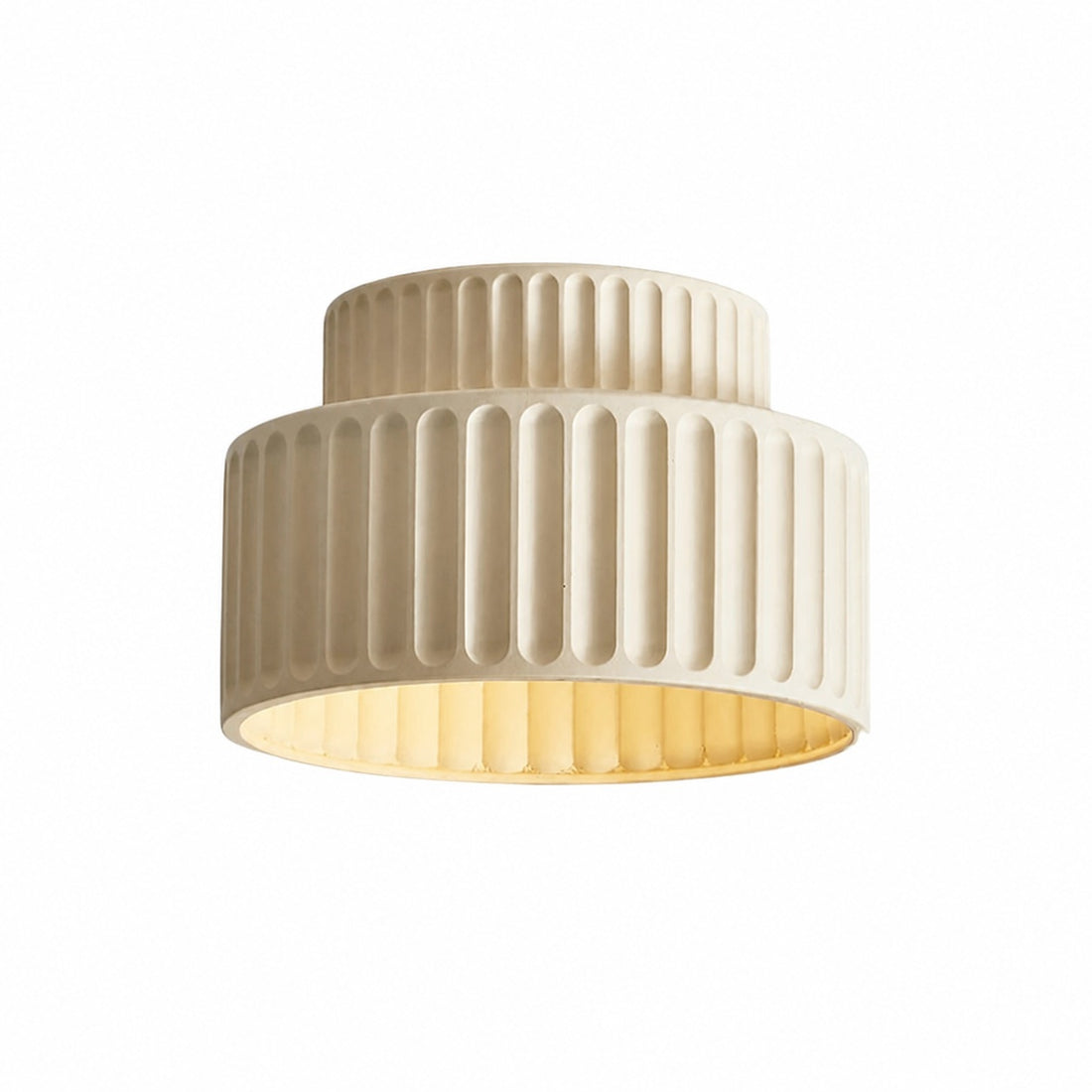 Tierna Bowl Flush Mount Ceiling Light - Soft Sculptural Nordic Form for Entryway