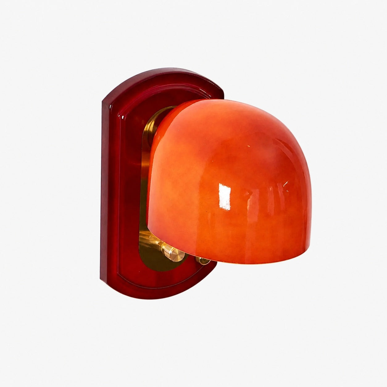Livessa Modern Wall Lamp – Sculptural Glass Shade Wall Light for Bedroom or Living Room