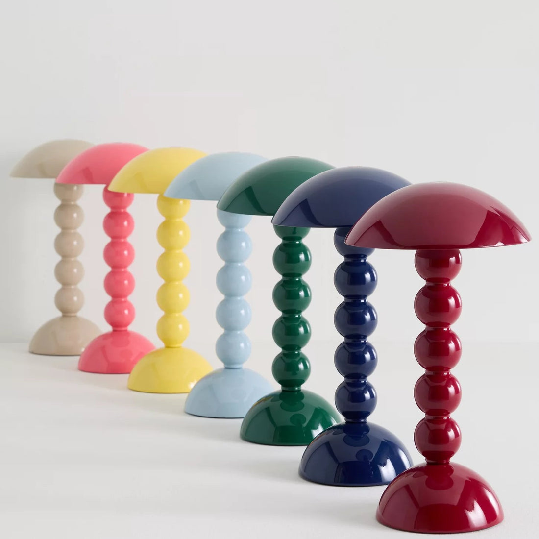 Modo LED Table Lamp – Orb-Stacked Base Mushroom Shade Perfect for Living Room or Bedroom