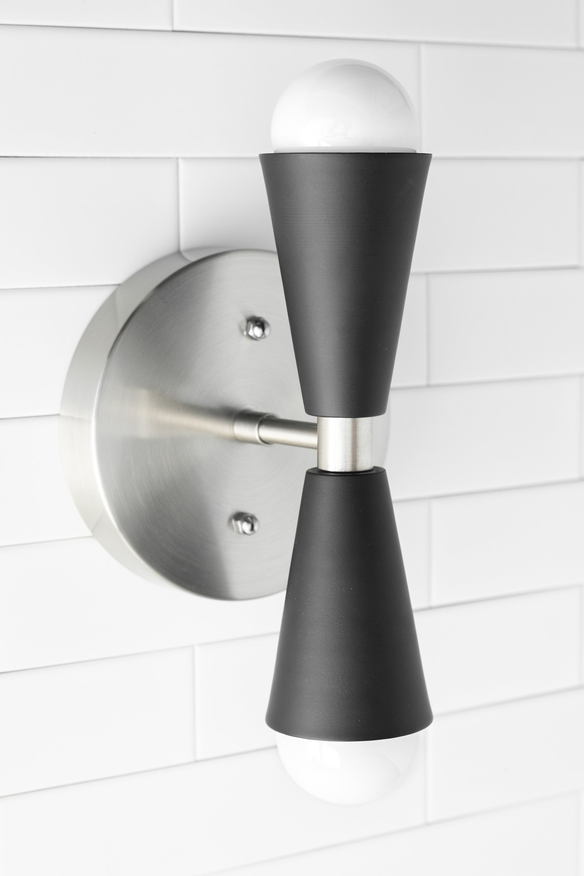 Pyralis Cone Modern Tapered Wall Light – Minimalist Design for Bathroom or Bedroom