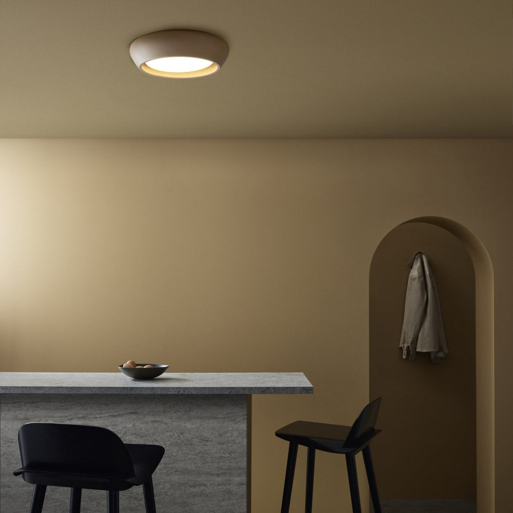 Nordic Plaster Ceiling Light - Minimalist LED Ceiling Light
