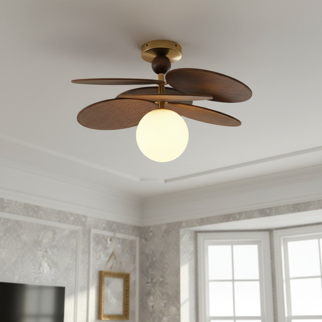 Orrise Overlapping Blade Design Ceiling Light - Contemporary Decorative Light for Interiors