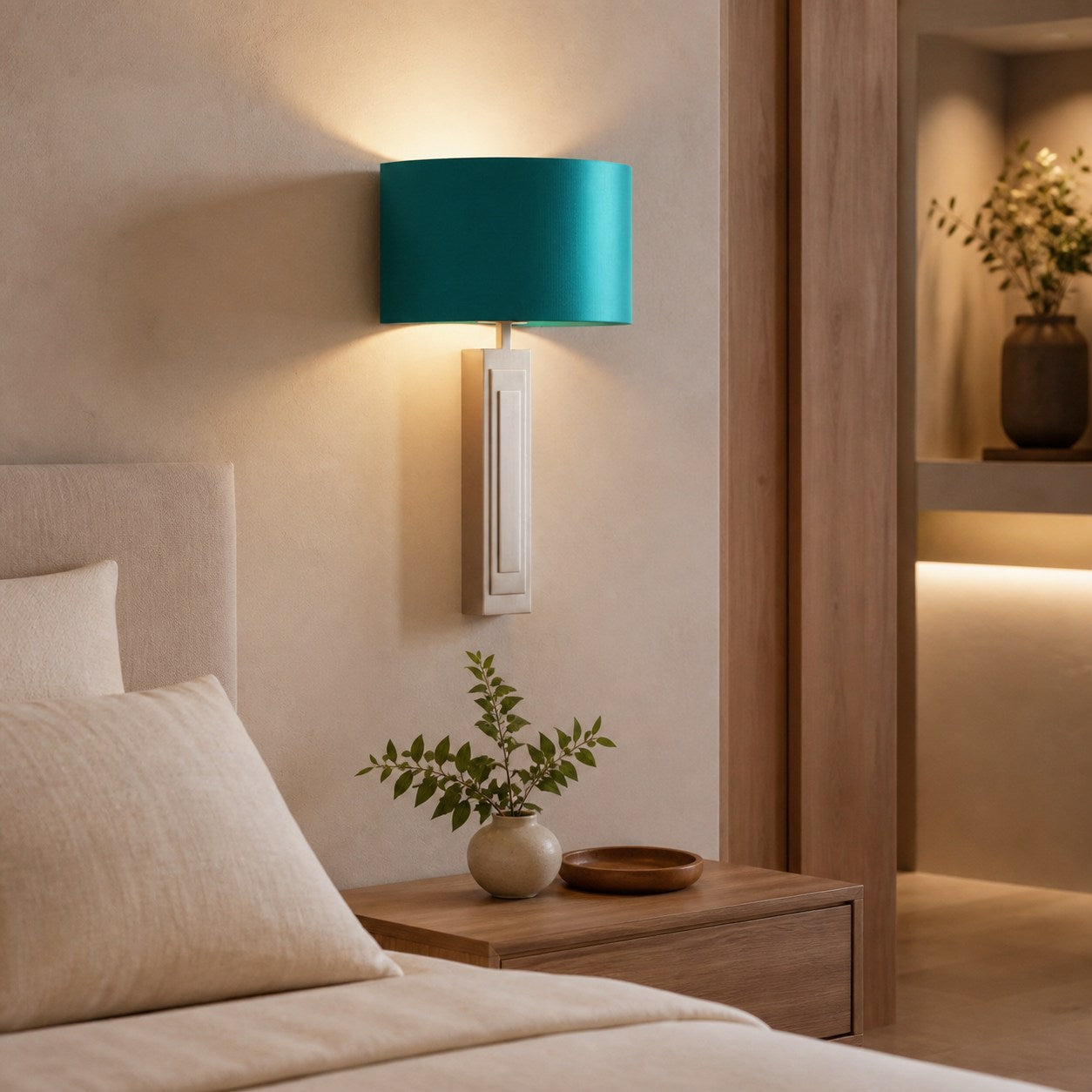 Linexis Vintage-Inspired Wall Sconce with Sculpted Arm Design – Modern Art Deco Style for Hallways & Bedrooms