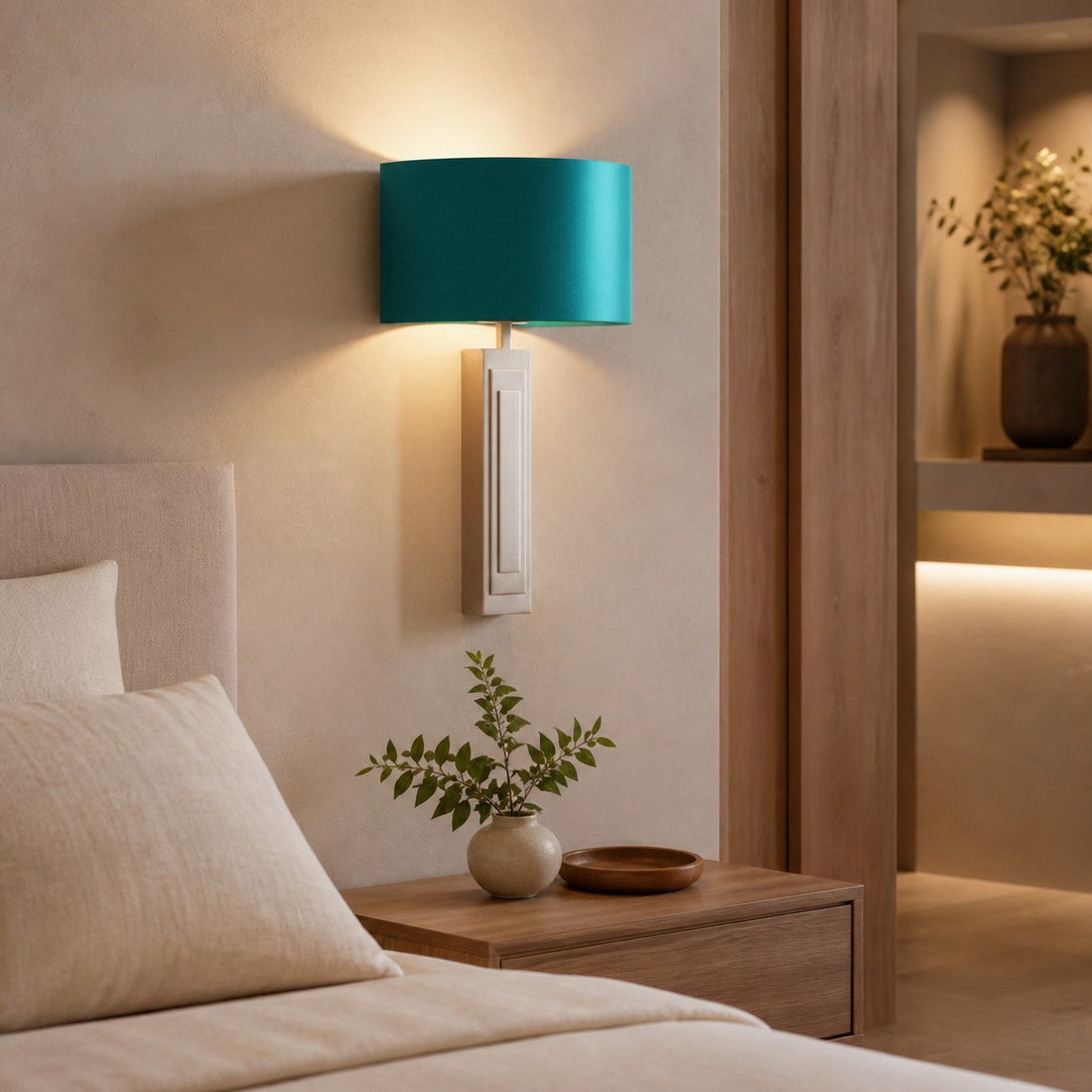 Linexis Vintage-Inspired Wall Sconce with Sculpted Arm Design – Modern Art Deco Style for Hallways & Bedrooms