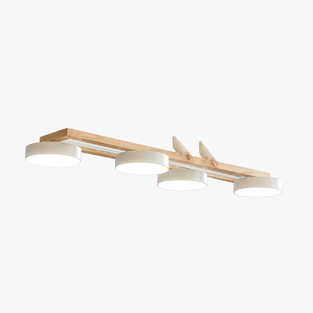 Orilumea Bird Chandelier - Wooden Lighting Fixture Modern Style for Living Room