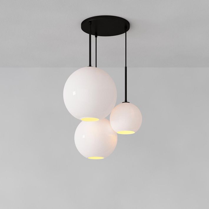 Selvion Minimalist Crystal Chandelier - Handcrafted Glass Sculptural Lighting Fixture